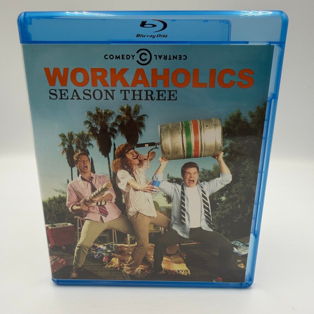 Workaholics Season Three Blu-ray Comedy Central 2-Disc Set Uncensored TV Show